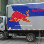 Section Spotted véhicules commerciaux. On débute avec le camion Red Bull.