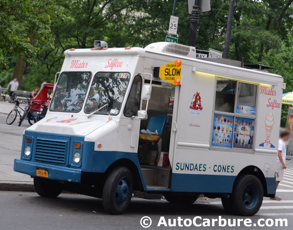 spotted camion de crème glacée à New York