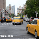 New York, taxis couleur jaune, mondialement reconnu