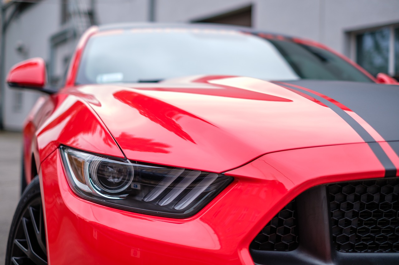 Une Mustang au Detroit Auto Show